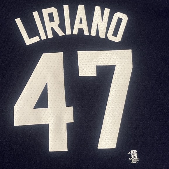MINNESOTA TWINS ADIDAS FRANCISCO LIRIANO JERSEY YOUTH M‎ 10-12 Vtg MLB BLUE EUC - Picture 11 of 11